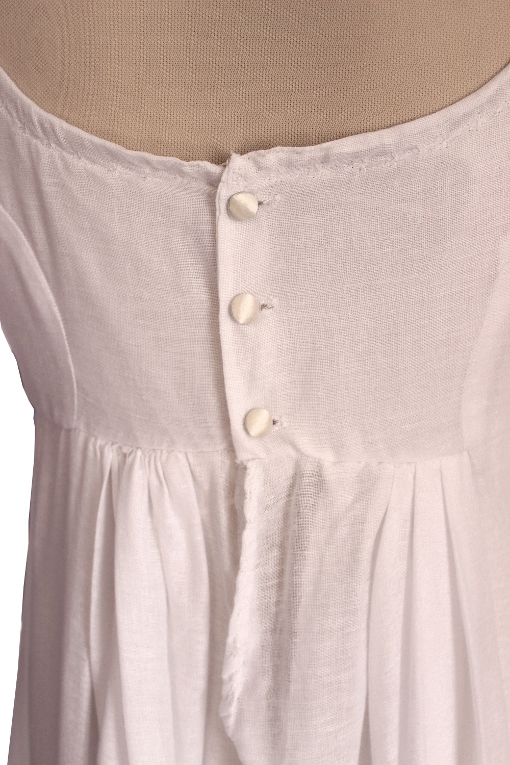 For Sale Ladies 19th Century Jane Austen Elizabeth Bennet Regency Day Gown Dress Costume Size 12 - 14 Long Sleeves Image